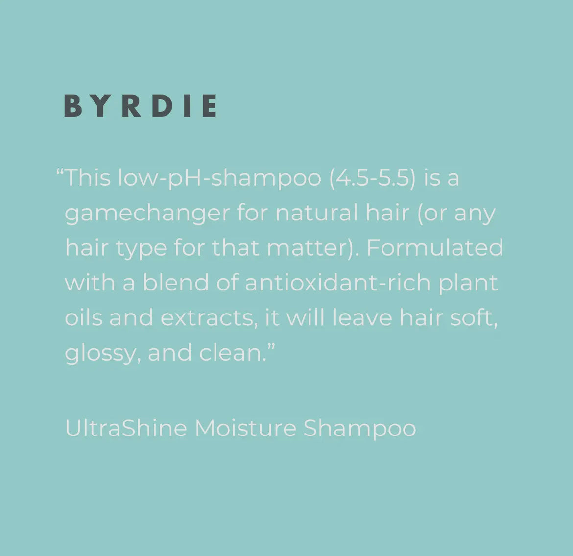 UltraShine Moisture Shampoo