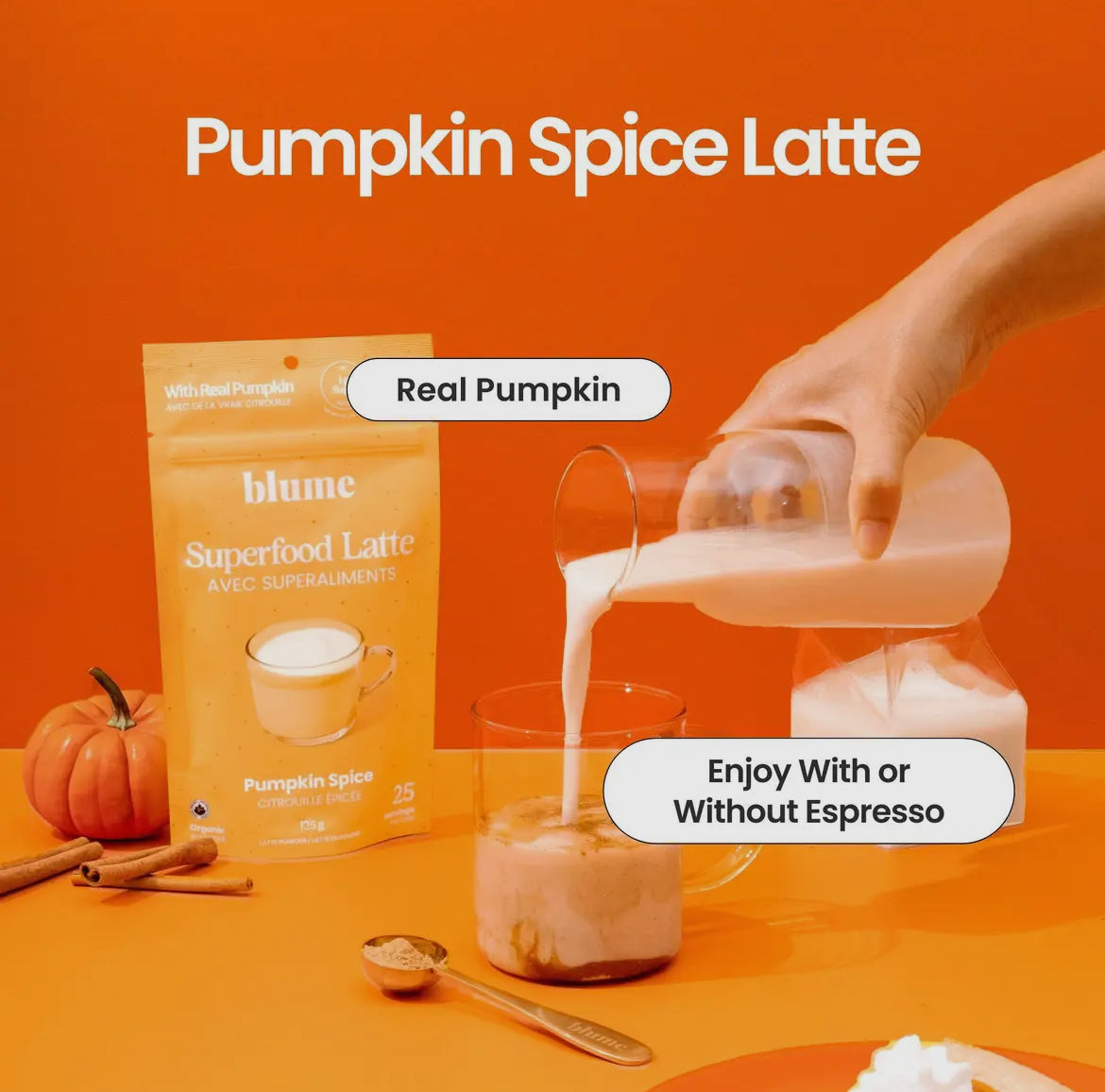 Superfood Latte Powder - Pumpkin Spice Blend